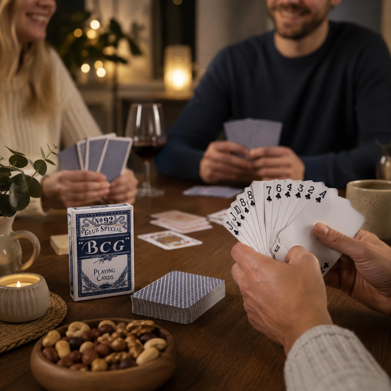 Spelkort med plastbeläggning 54 kort i pokerstorlek