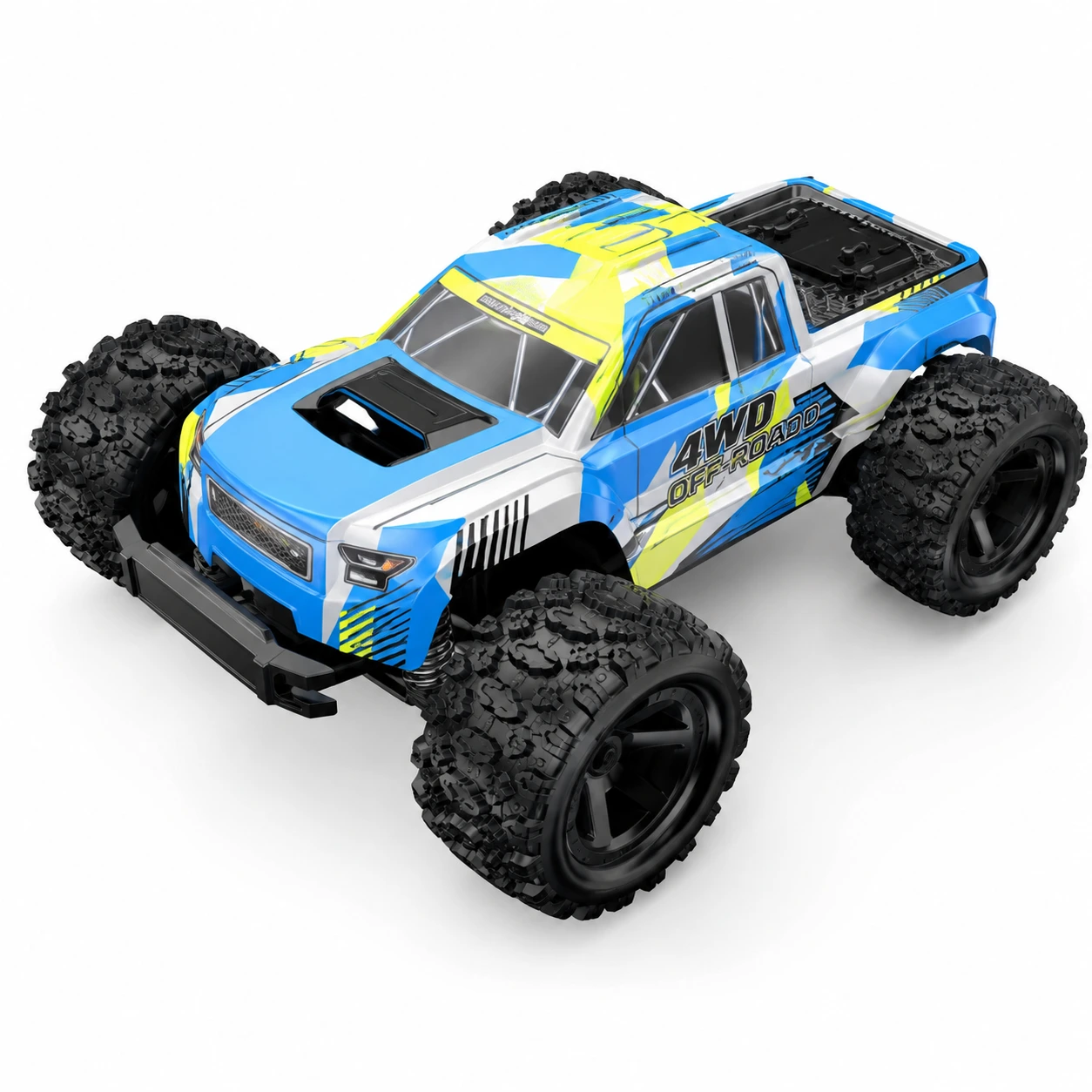 Radiostyrd monstertruck 1:18 med 4WD och dubbla karosser