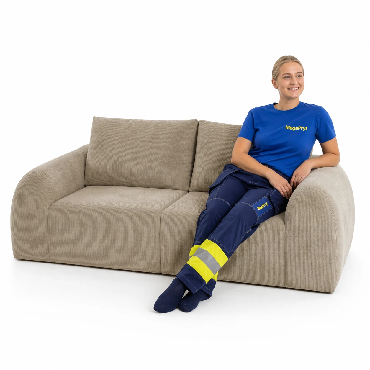 2-sits soffa för vardagsrum utan montering