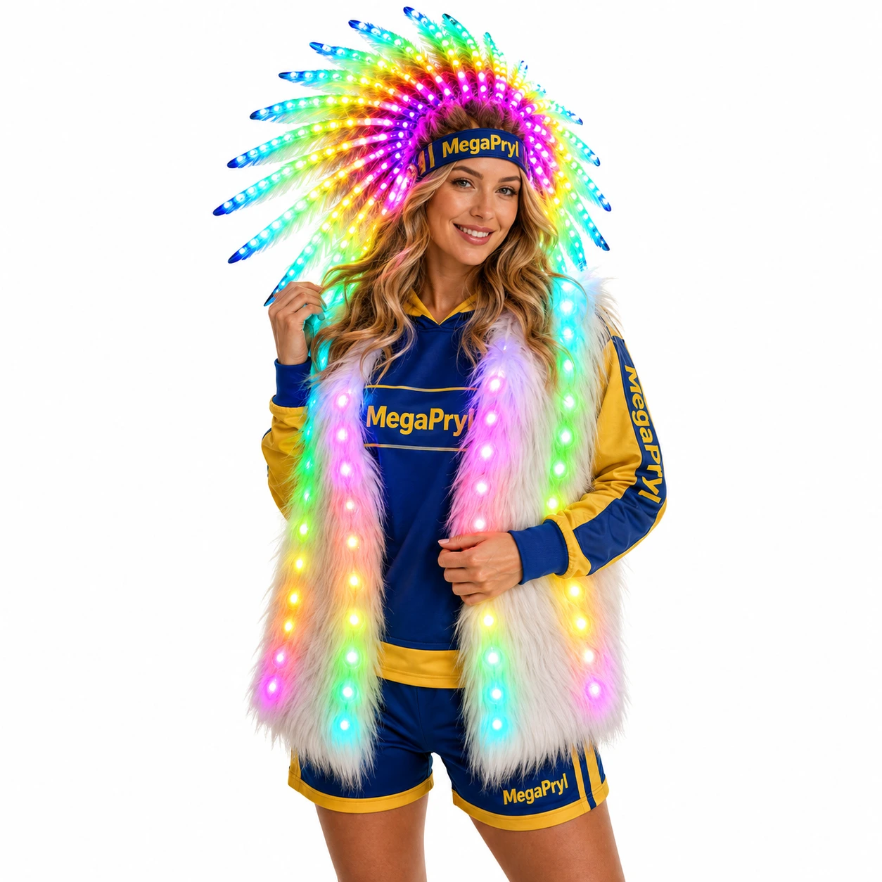 LED-kostym för scen och fest