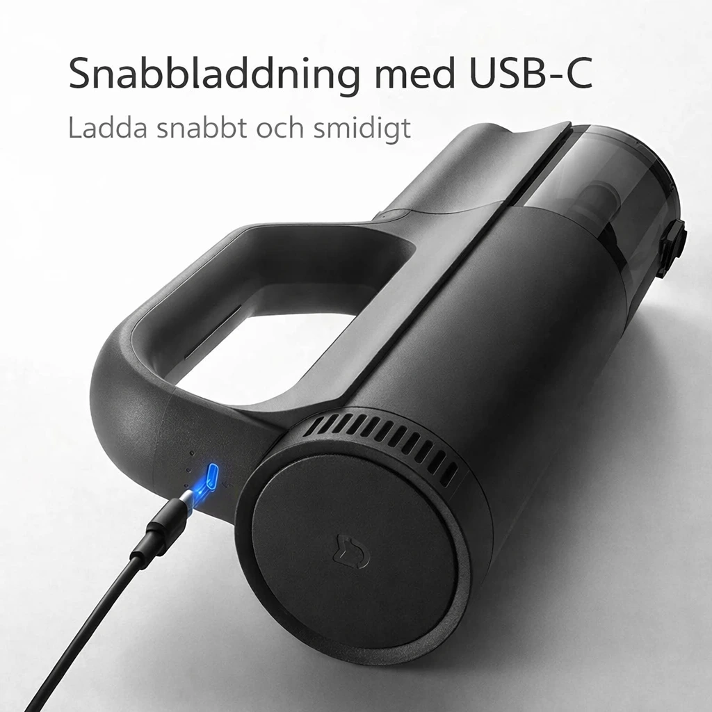 Sladdlös Handdammsugare för Bil – 21 kPa