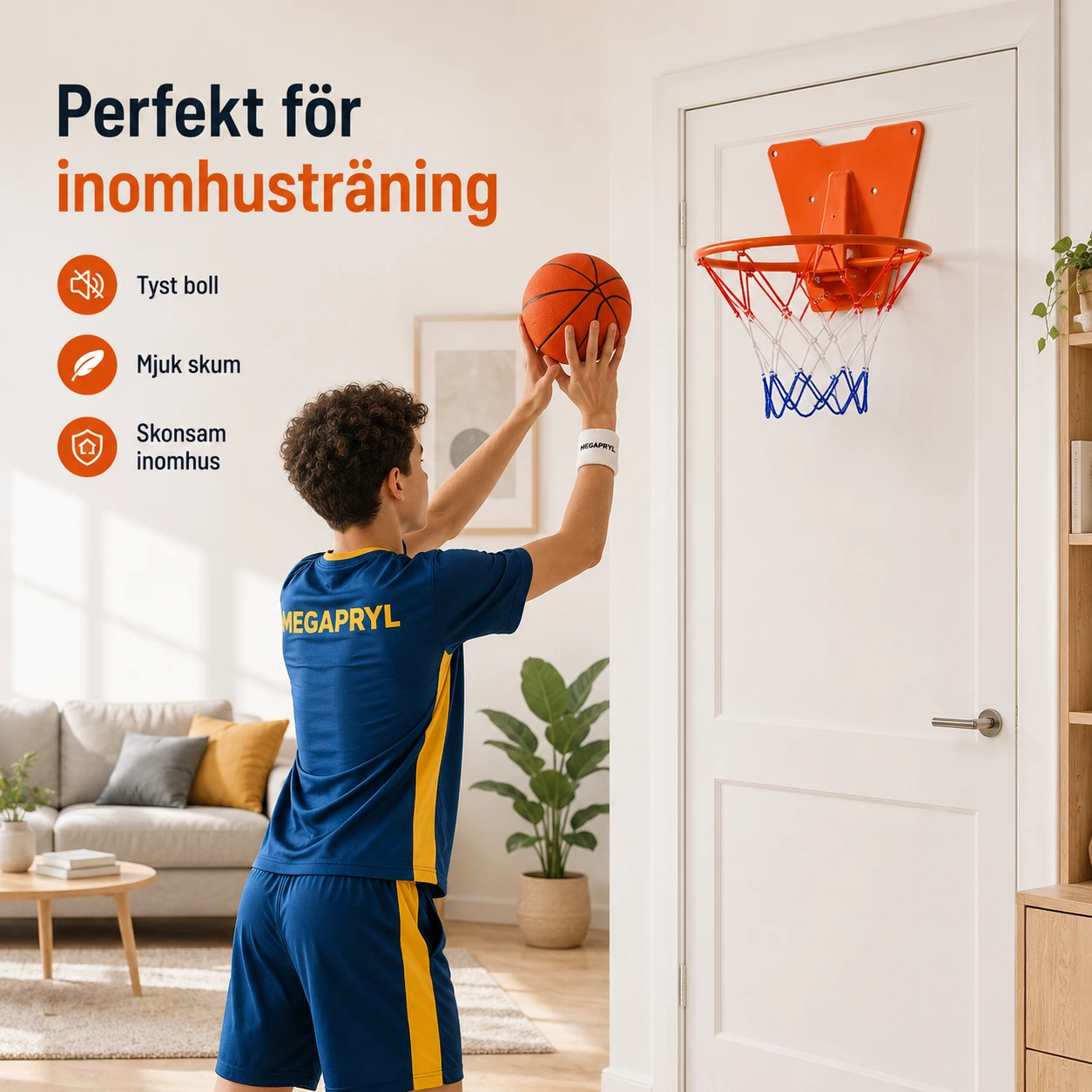 Tyst Basketset för Inomhusbruk