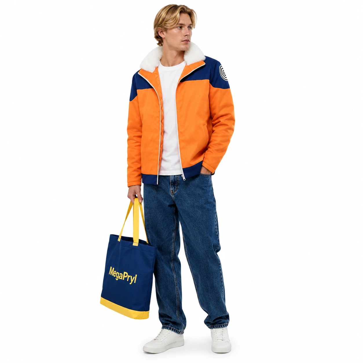 Animejacka för cosplay och vardag med dragkedja