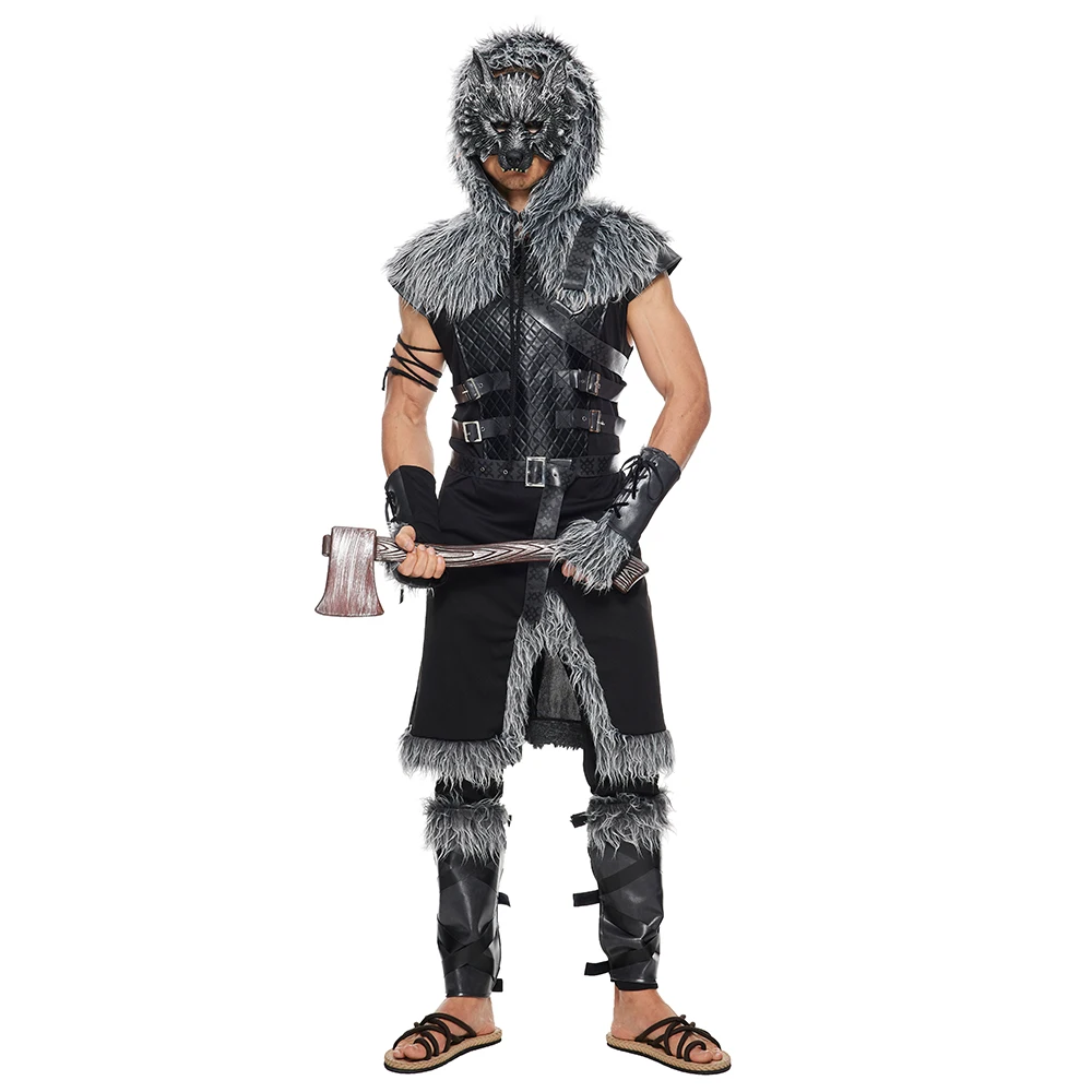 Viking Varg Maskeraddräkt Vuxen