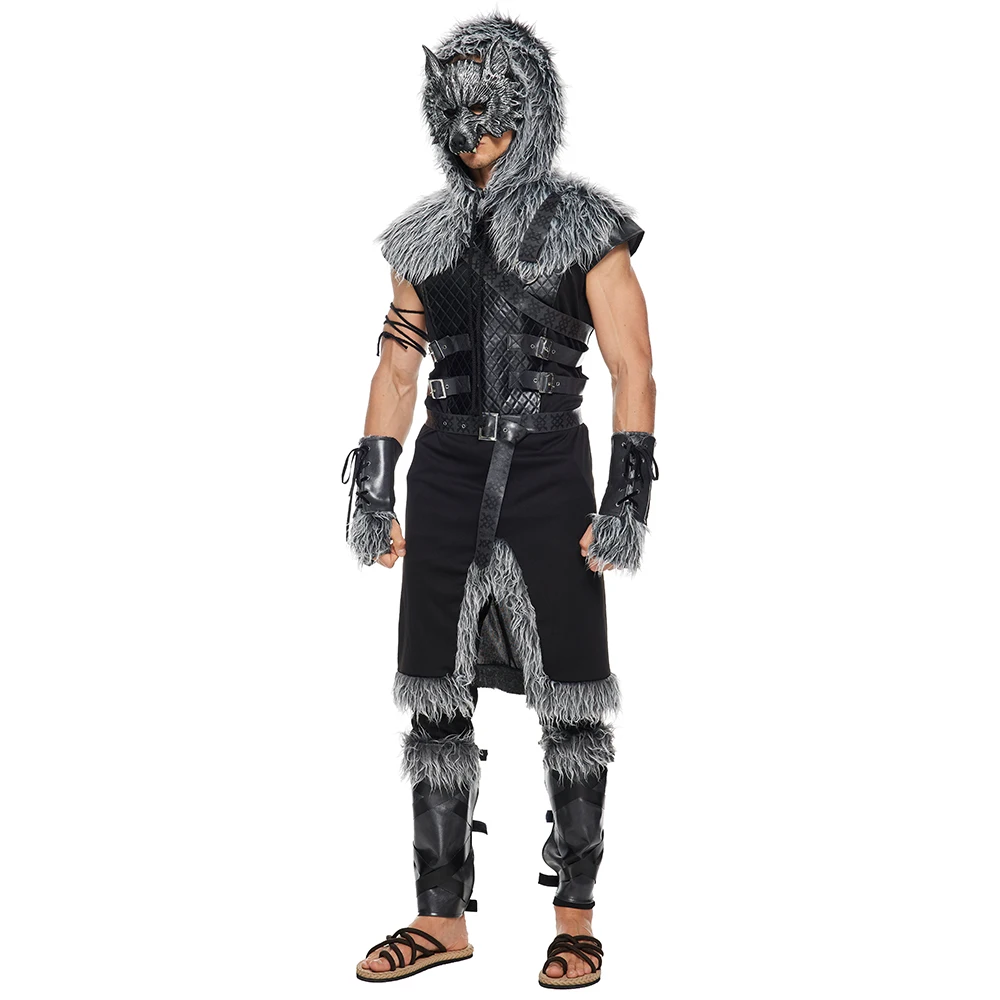Viking Varg Maskeraddräkt Vuxen