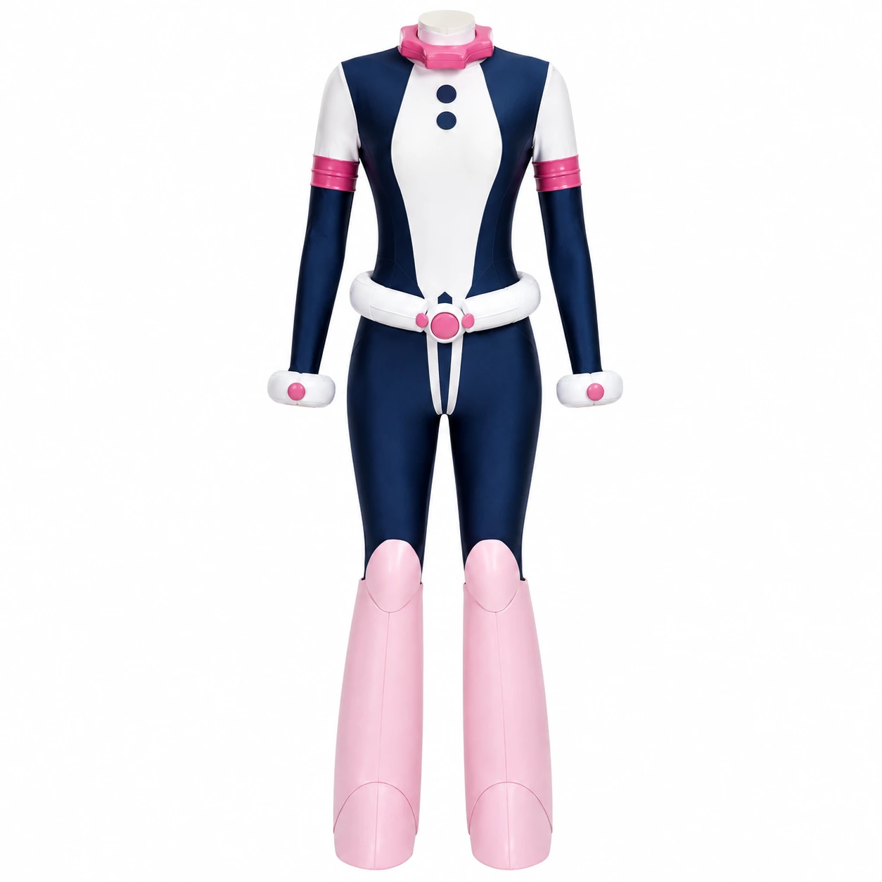 Anime cosplaydräkt för dam med halsdel och midjedekor