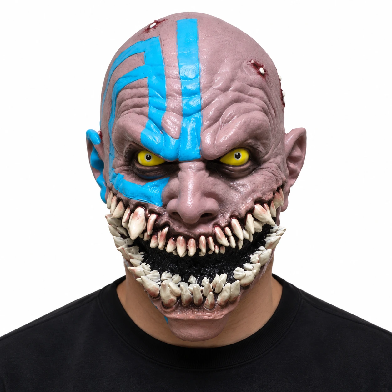 Mask vuxen demon i latex