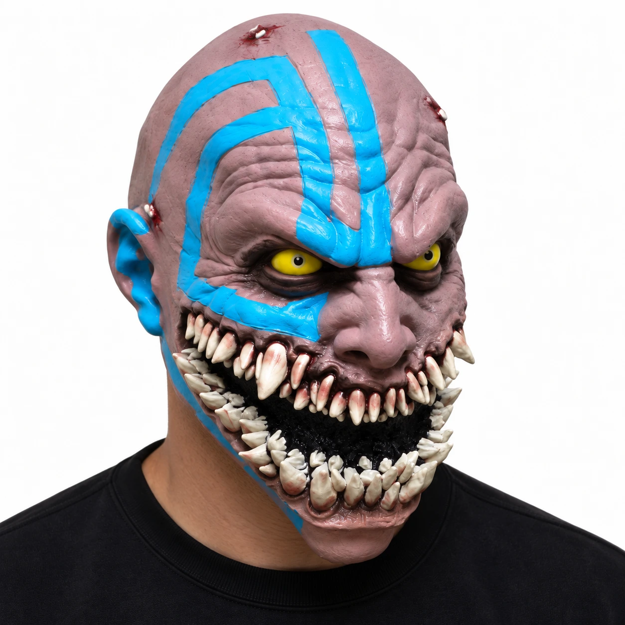 Mask vuxen demon i latex
