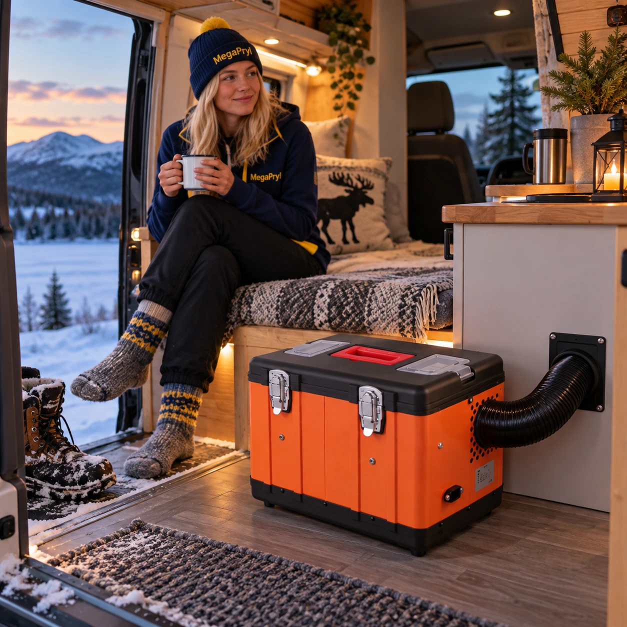 Diesellämmitin 12V/24V autoon Bluetooth-ohjauksella