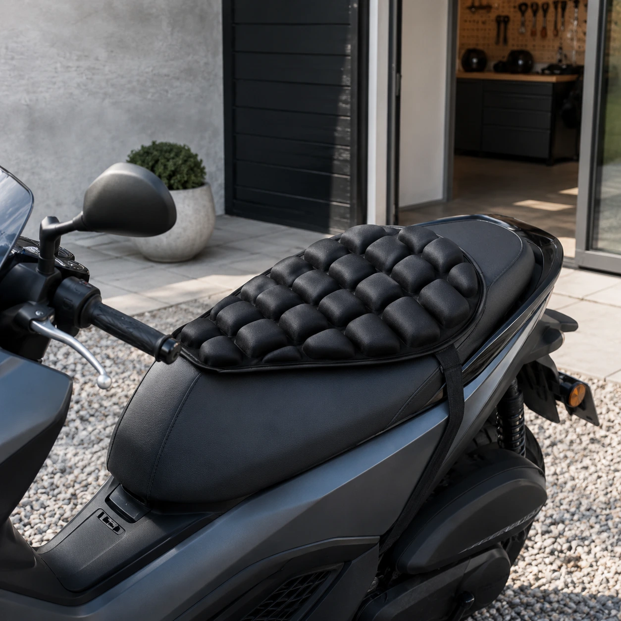 Sittdyna för Motorcykel Ergonomisk med Halkskydd