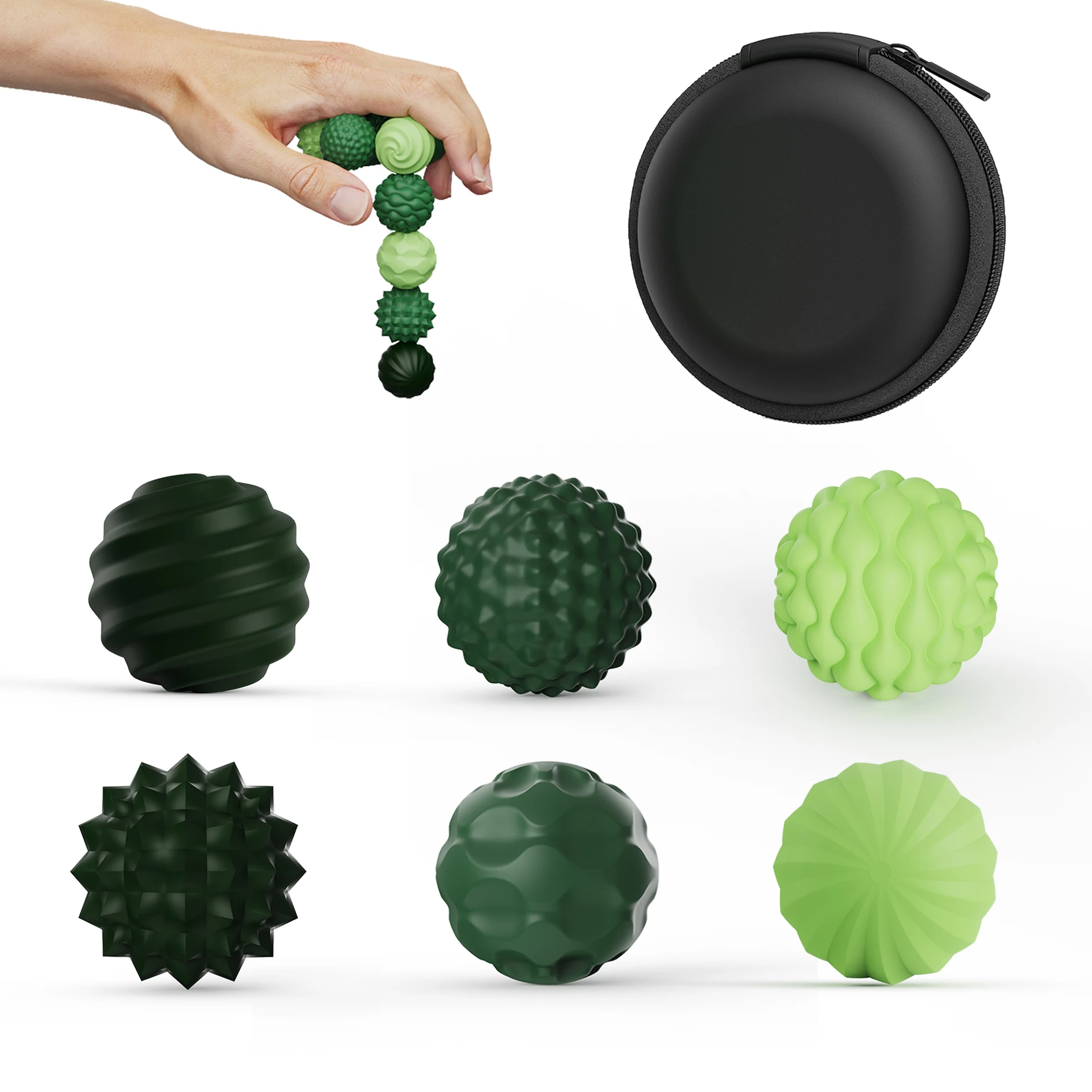 Sensoriska Bollar – Magnetiska, 12-pack