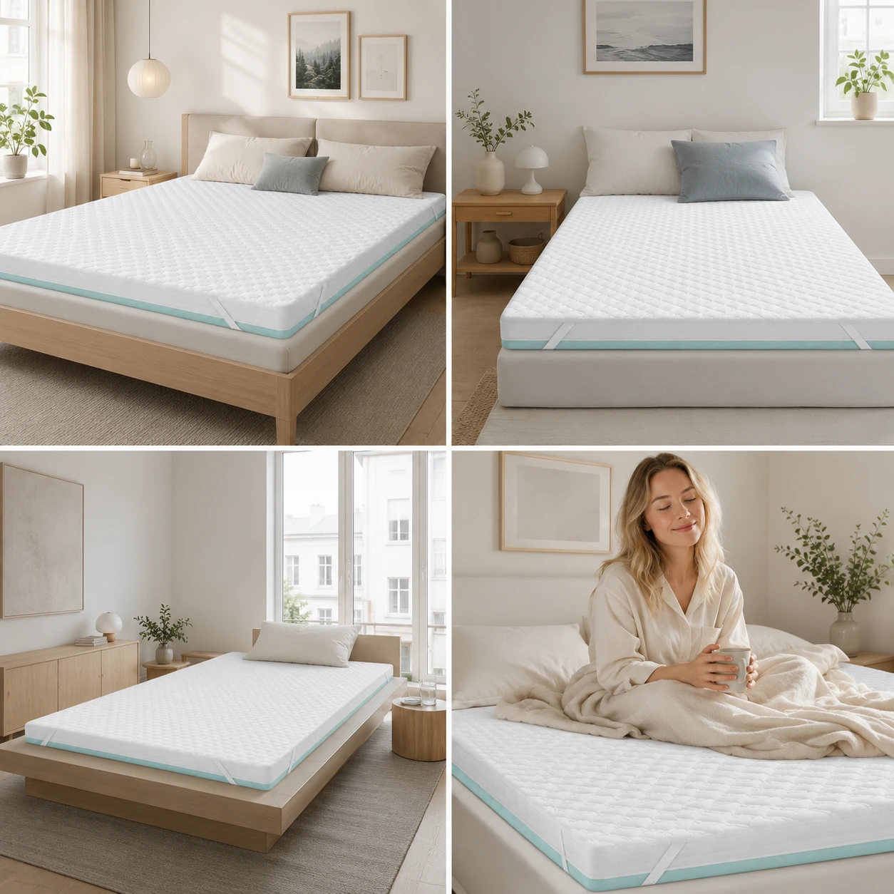 Madrasstopp 140x200 7 cm Memory Foam