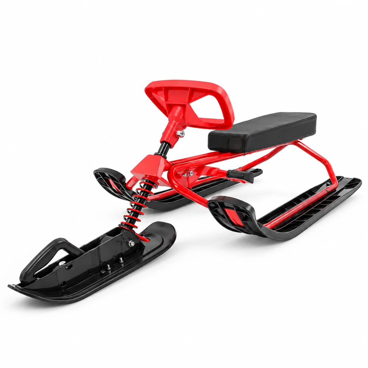 Snowracer för snö, gräs och sand med ratt och broms