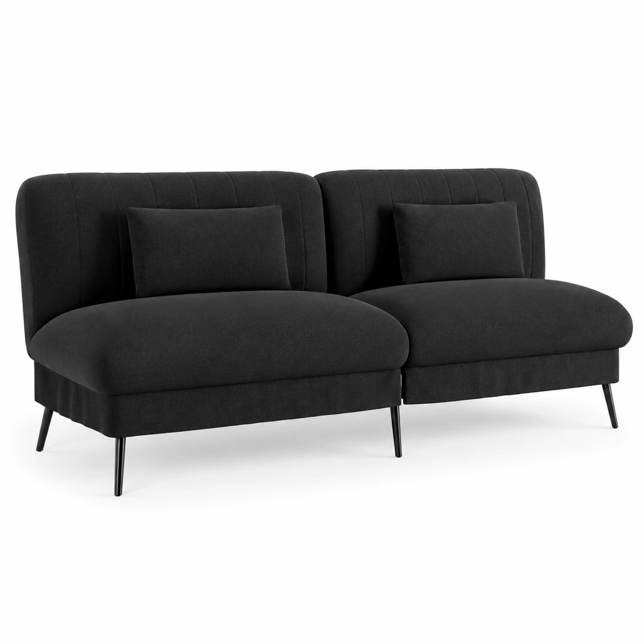 Bäddsoffa 2-sits med justerbart ryggstöd