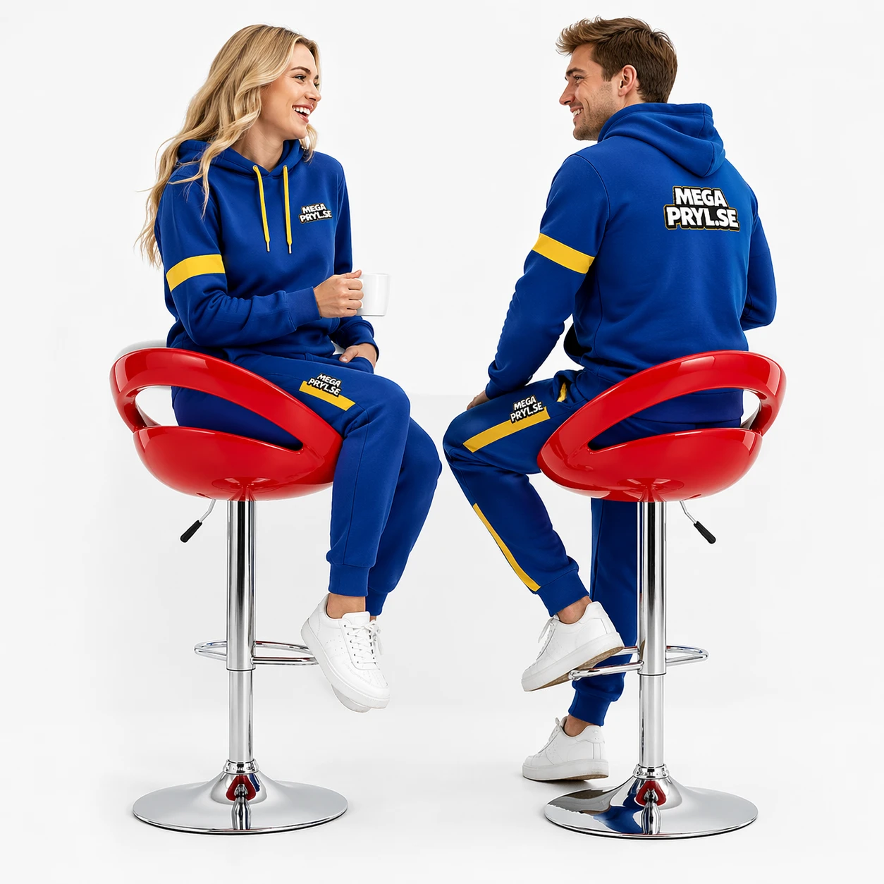 Barstolar 2-pack – Höjdjusterbara & 360° Rotation