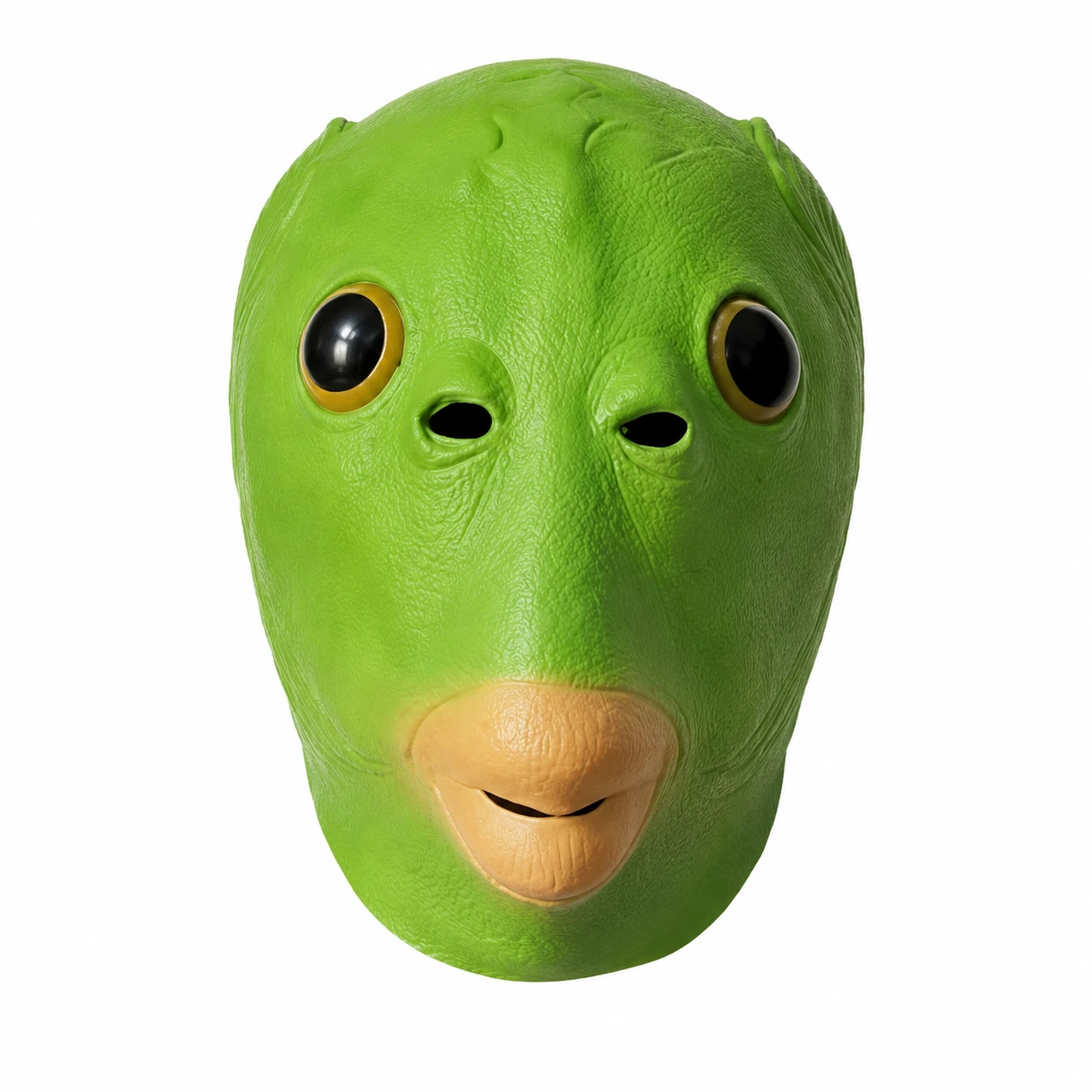 Grön fiskmask för maskerad i lätt vinyl