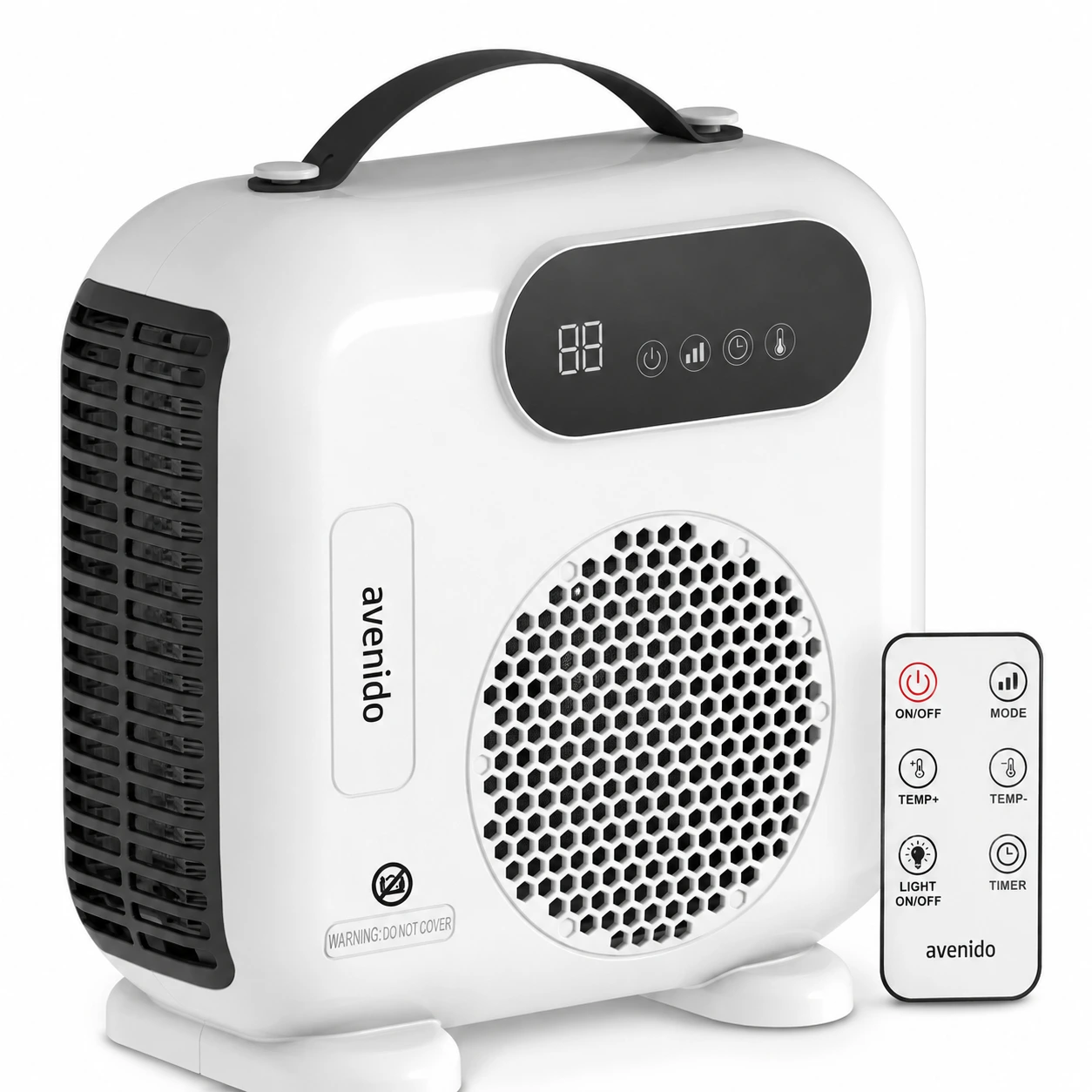 Lämpöpuhallin kaukosäätimellä ja ajastimella 2000 W