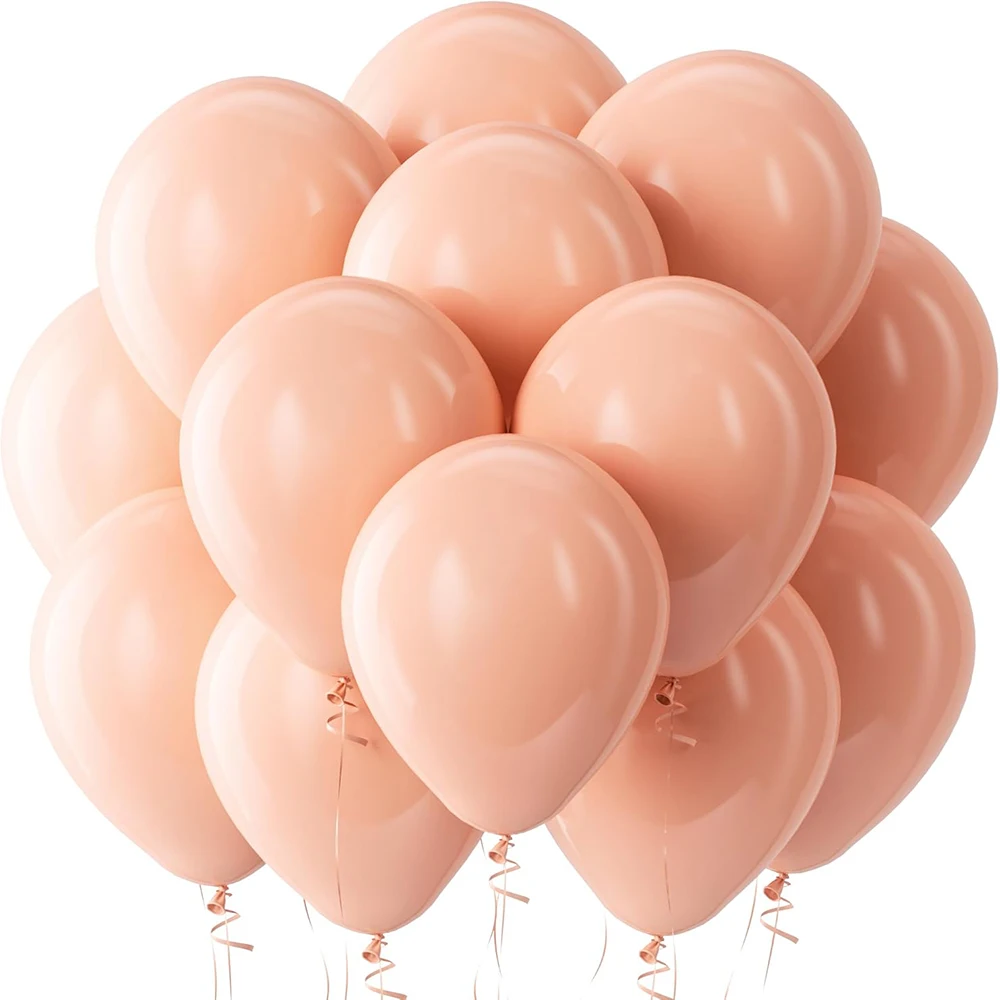 Latexballonger Pastell Persika 50 cm – 20-pack