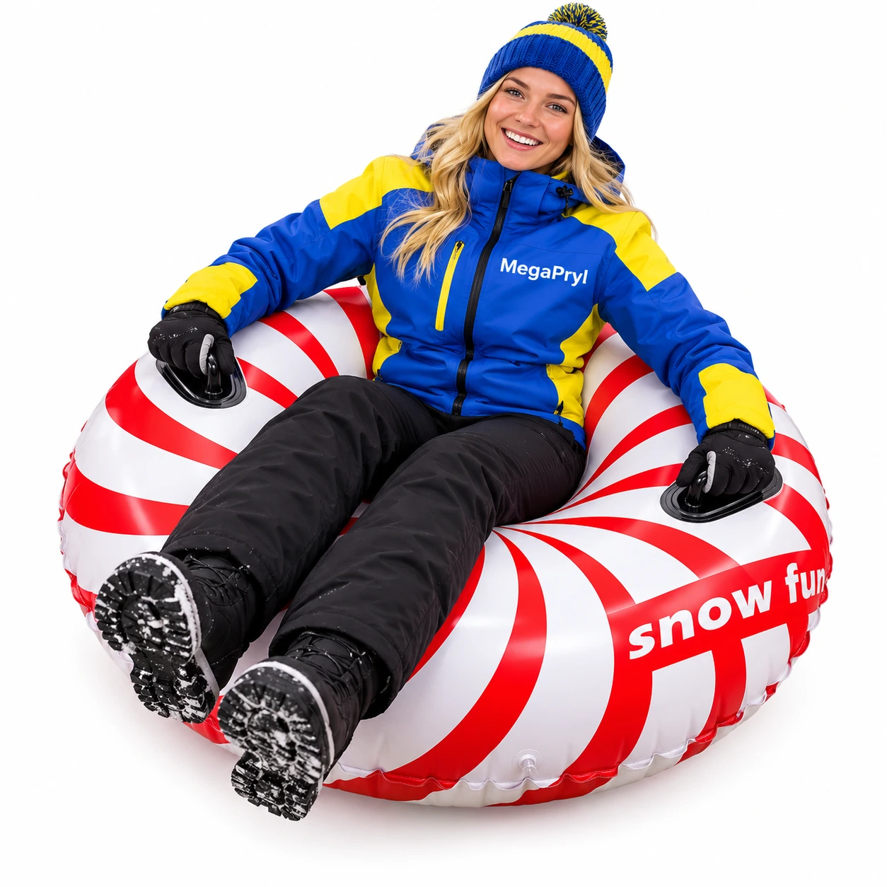Snöring för snölek i PVC med handtag