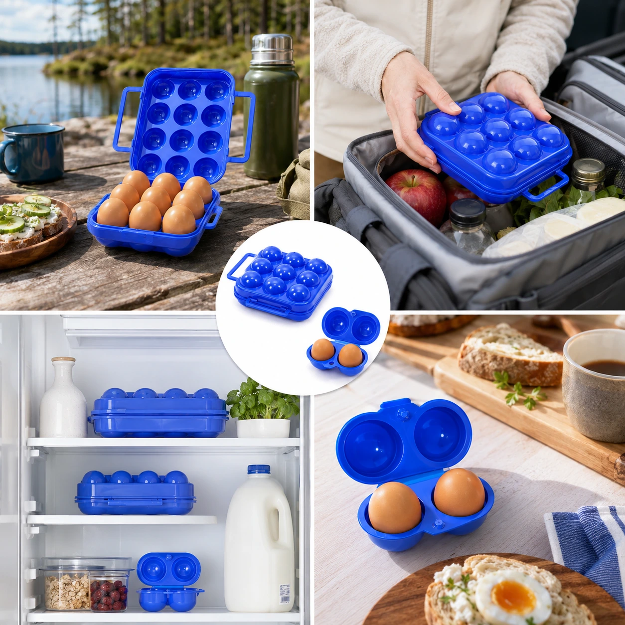 Ägghållare för Camping & Picknick