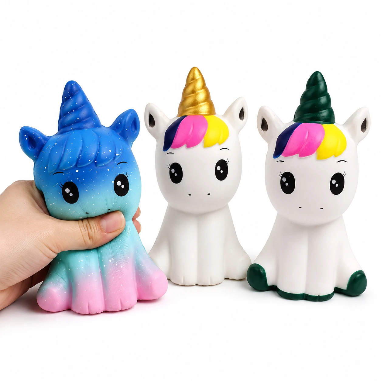 Enhörning Squishy – Doftande Mjuk Stressleksak