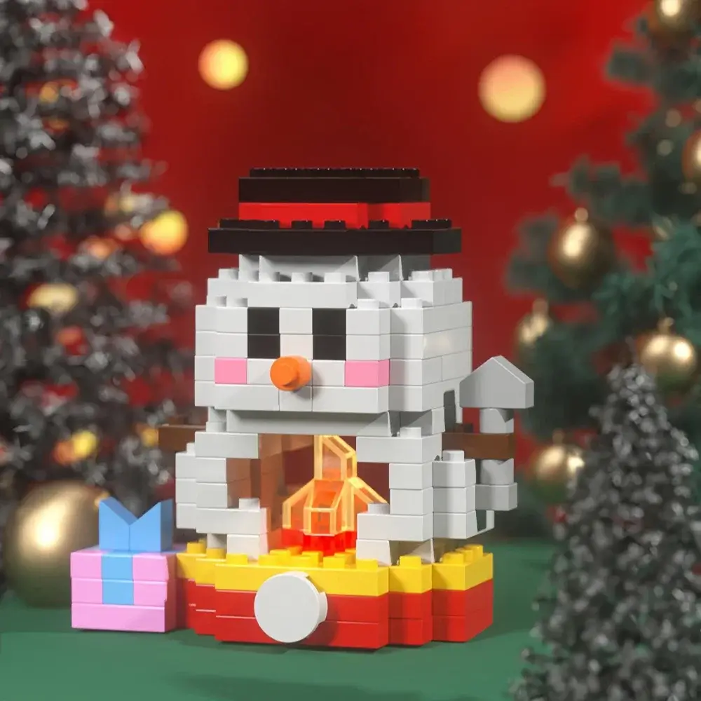 Jul Pussel Mini Byggklossar 3