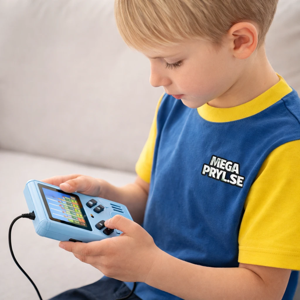 Handhållen retro spelkonsol – 500+ spel med tillbehör