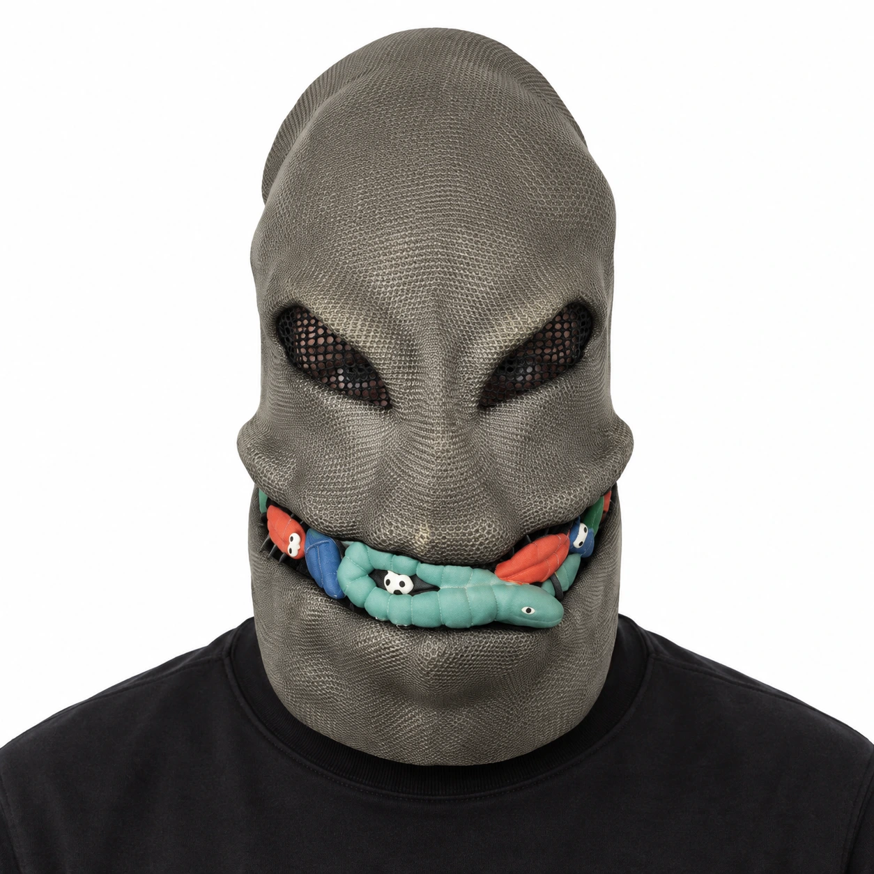 Heldekkende alienmaske i stoff