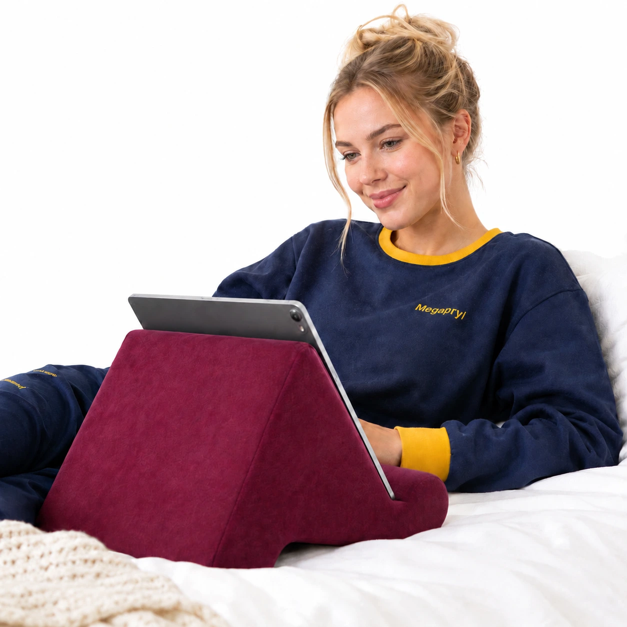 Surfplattestöd Kudde – Mjukt Ställ för iPad & Surfplatta