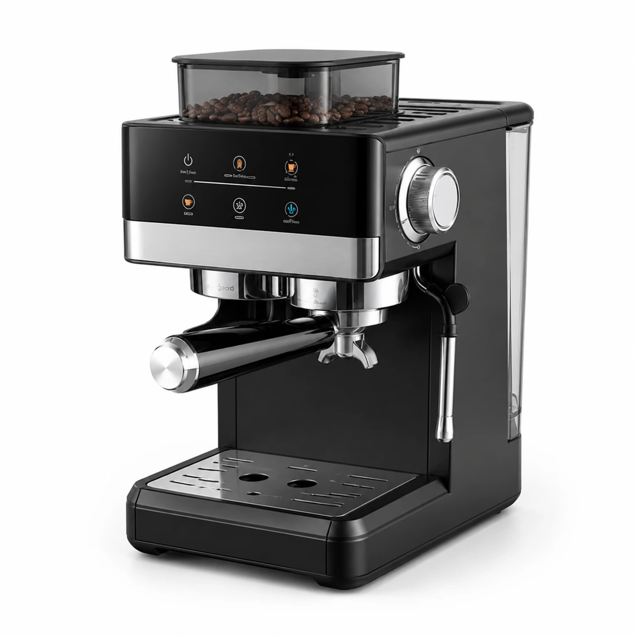 Espressomaskin med Kaffekvarn och Cold Brew 20 Bar