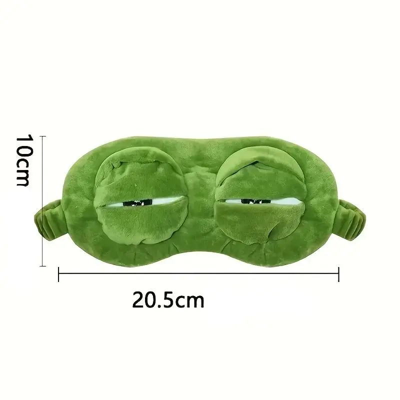 Sovmask Groda – Mjuk Plysch Ögonmask 5