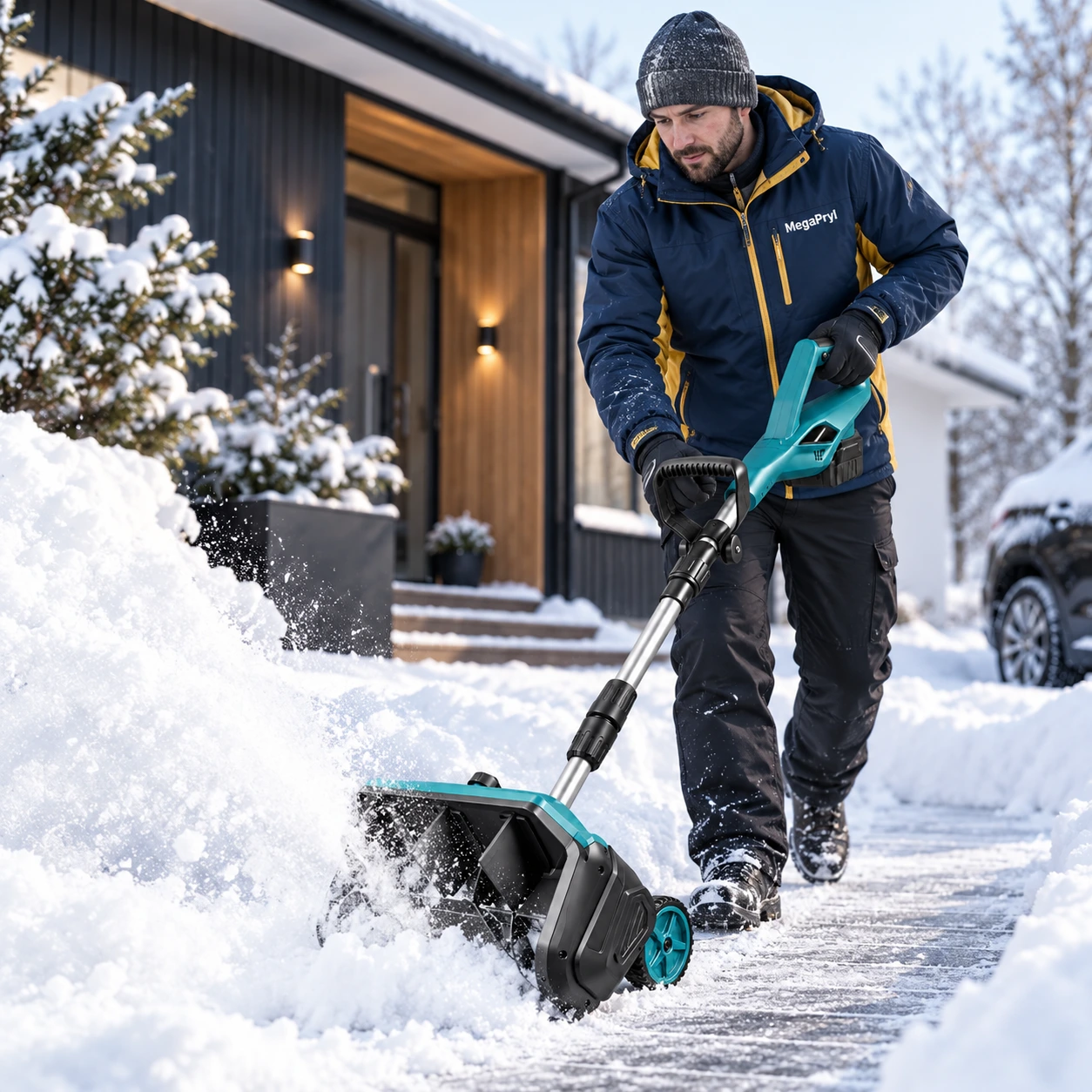 Snöslunga Batteridriven kompatibel med Makita 18V