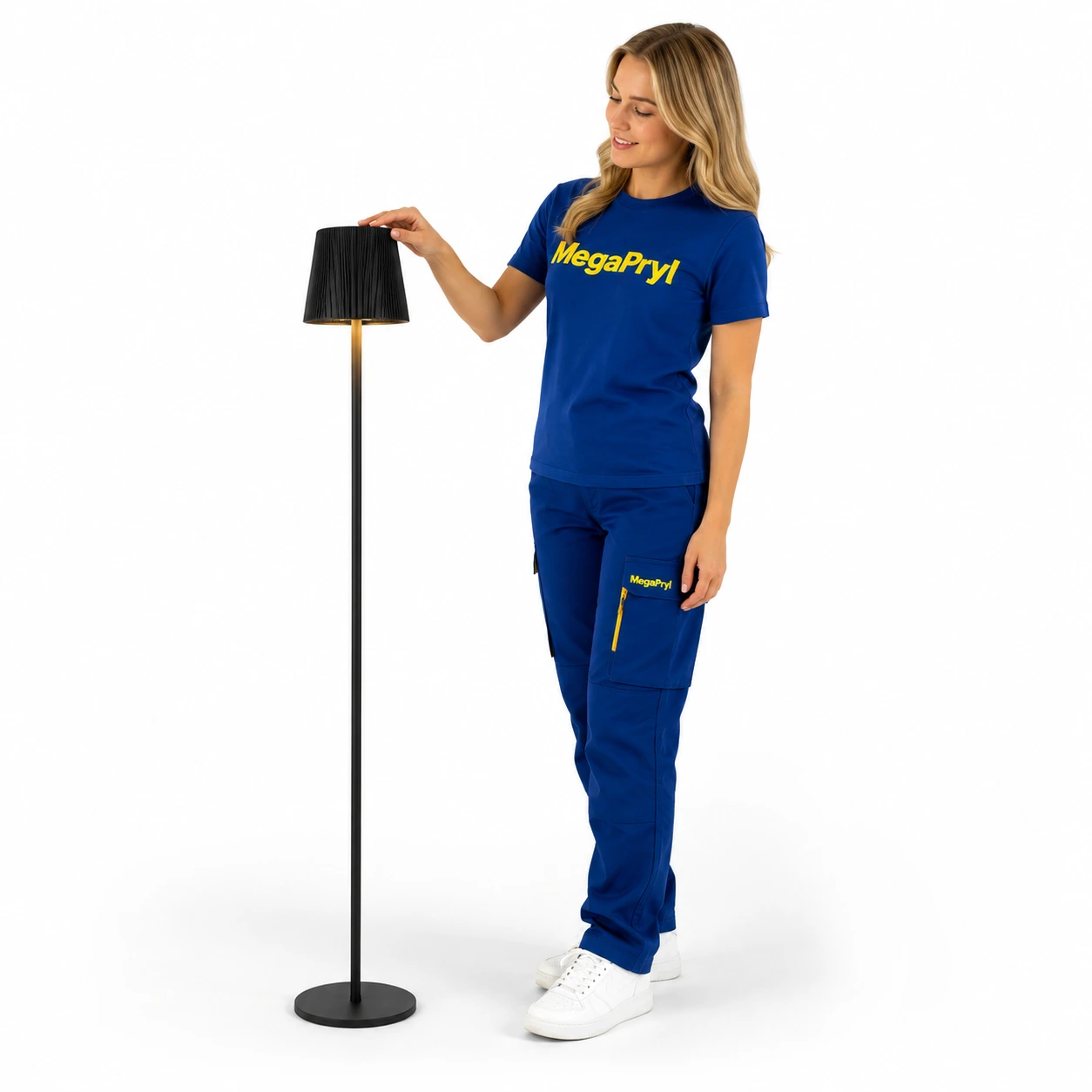 Golvlampa Batteridriven 130 cm Dimbar Touch LED