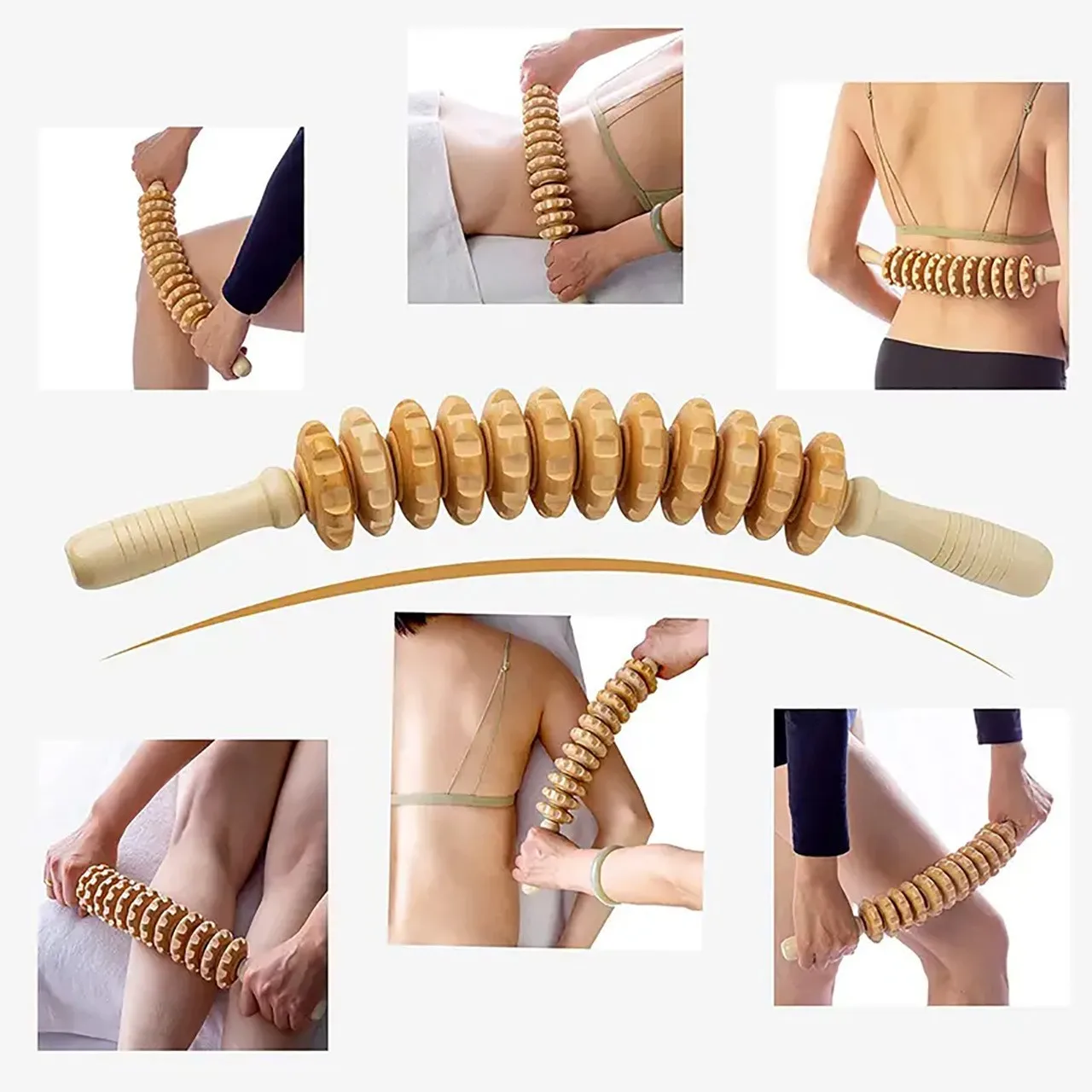 Trä Massagerulle Kropp