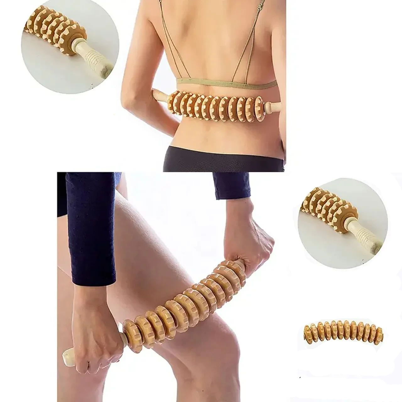 Trä Massagerulle Kropp