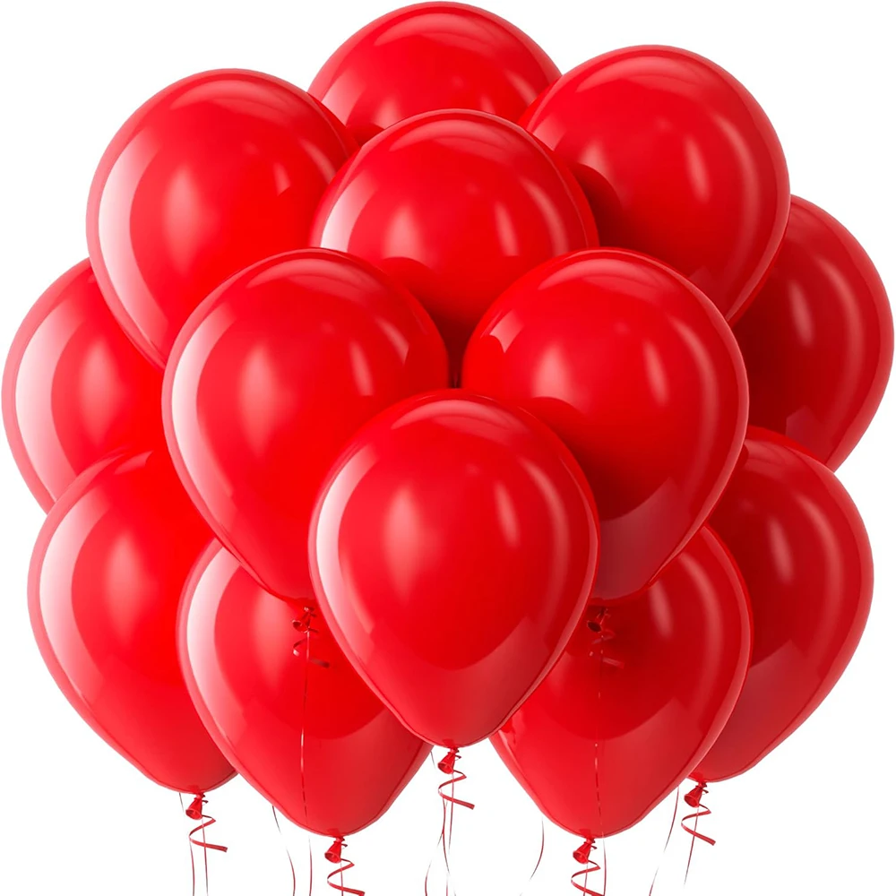 Latexballonger Pastell Röd 50 cm – 20-pack