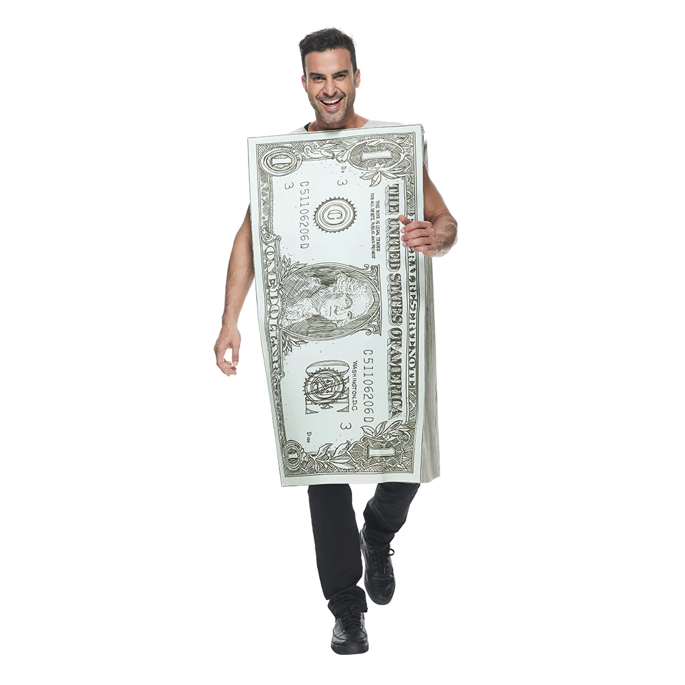 Dollar Maskeraddräkt Vuxen Jumpsuit