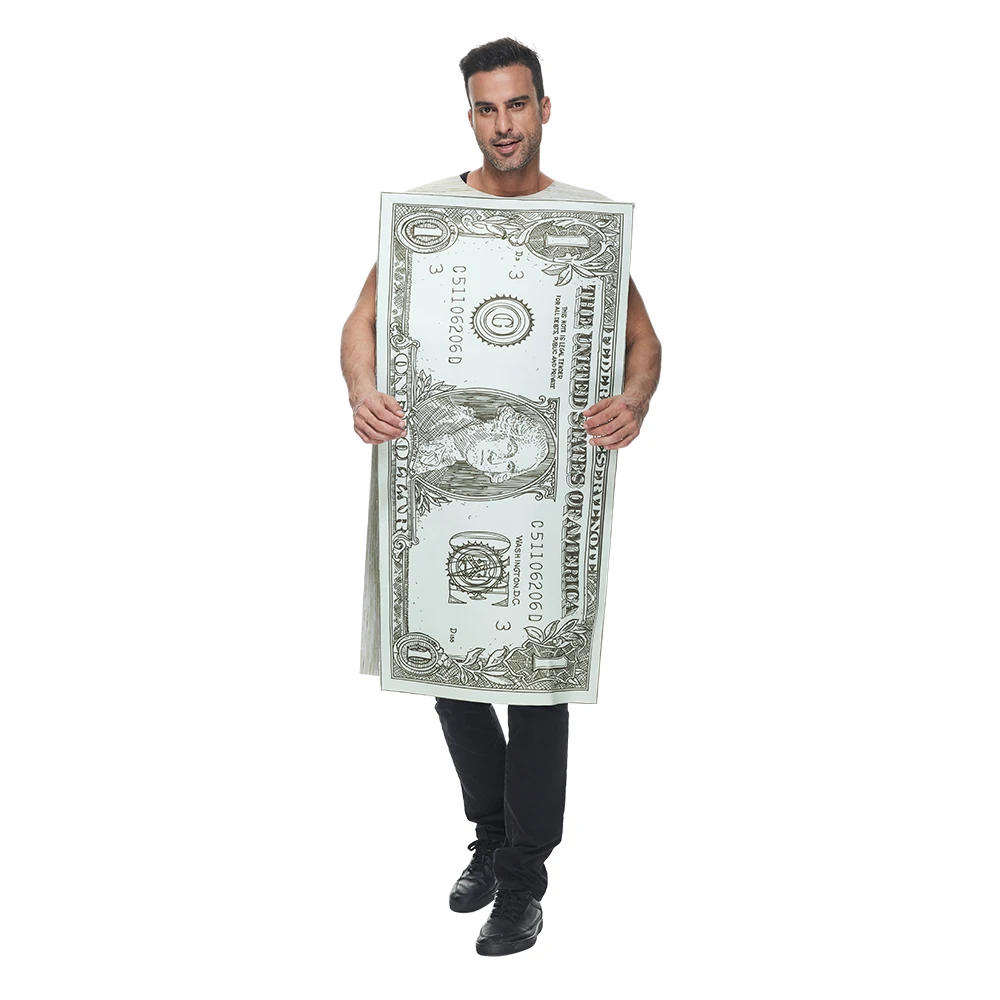 Dollar Maskeraddräkt Vuxen Jumpsuit