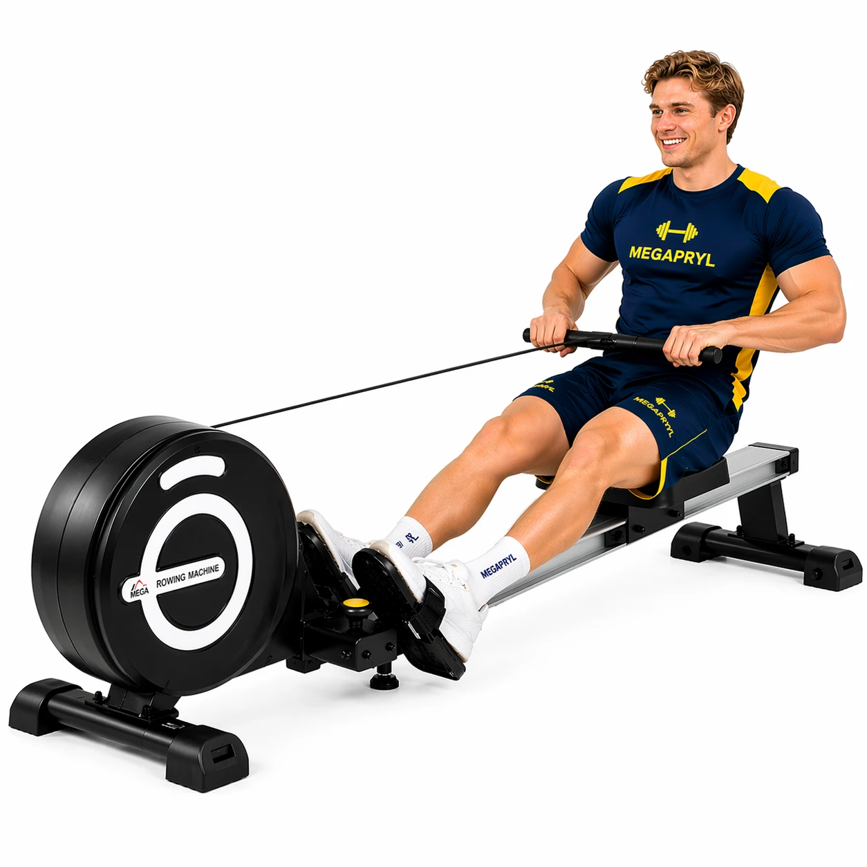 Roddmaskin Fitness – Magnetisk & Tyst – Hopfällbar Design
