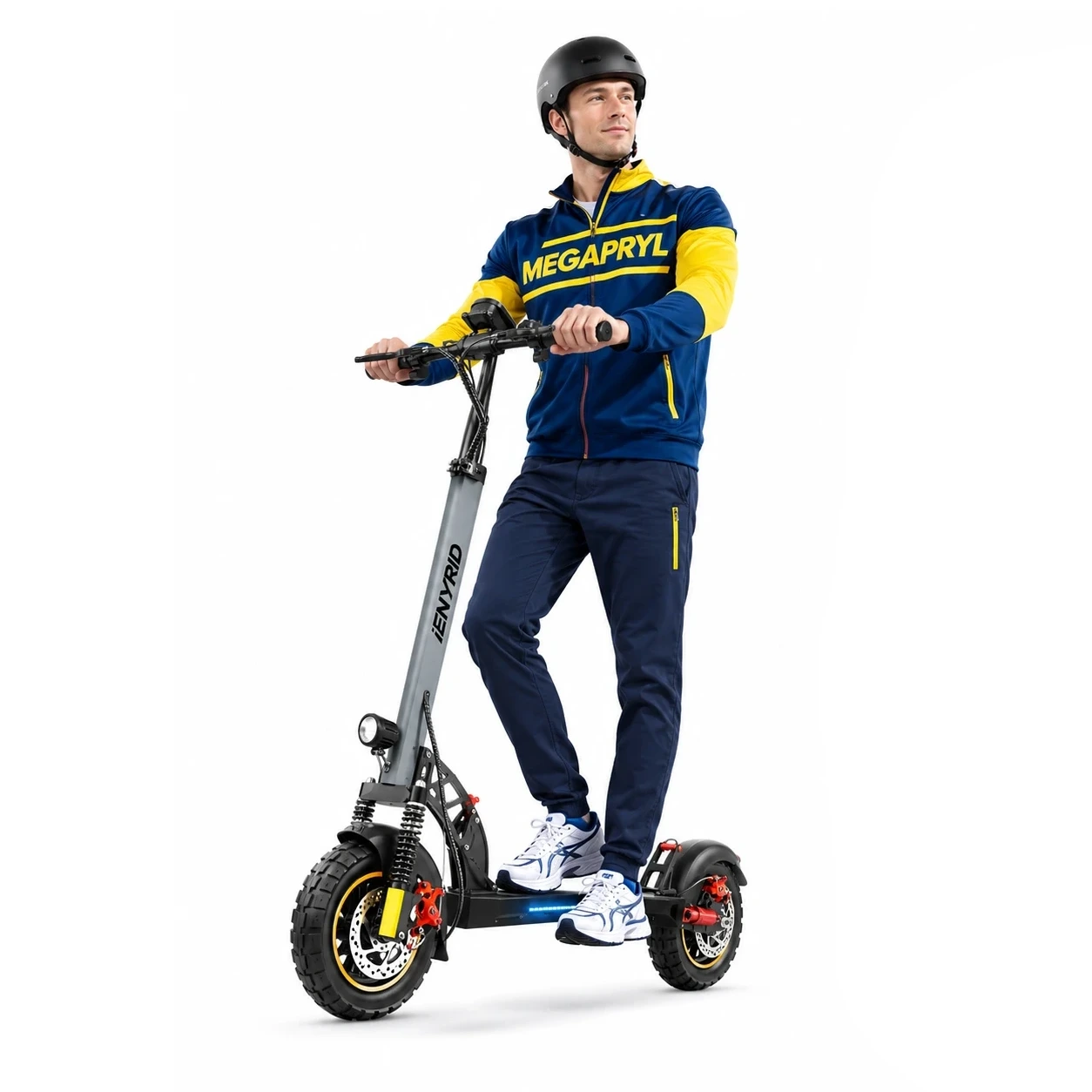 Elsparkcykel 800W – Hopfällbar med 10-tums Däck