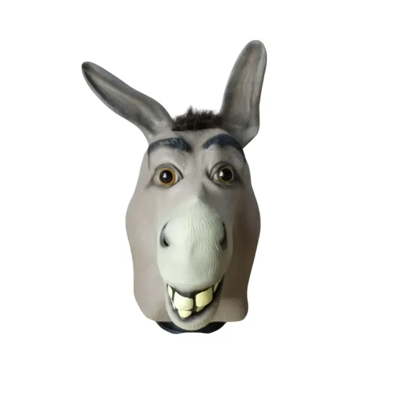 Åsnemask för Vuxna – Rolig Latexmask