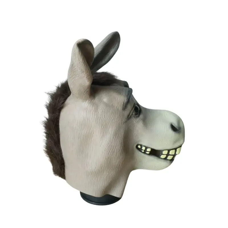 Åsnemask för Vuxna – Rolig Latexmask 2