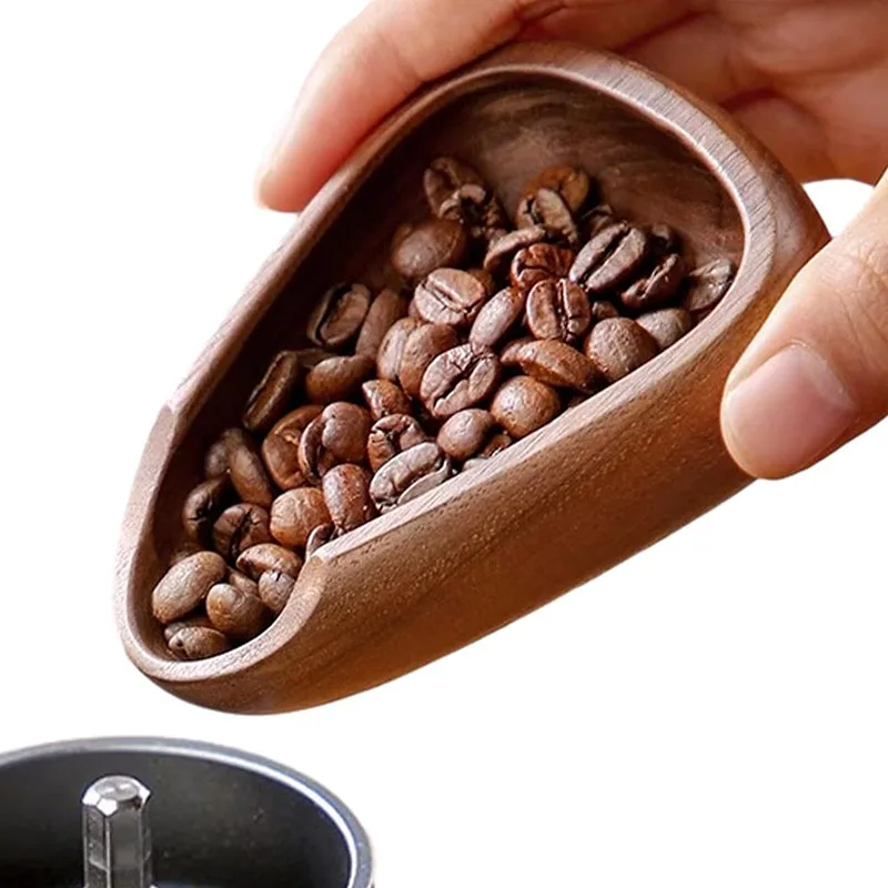 Kaffebönssked Valnötsträ Separator