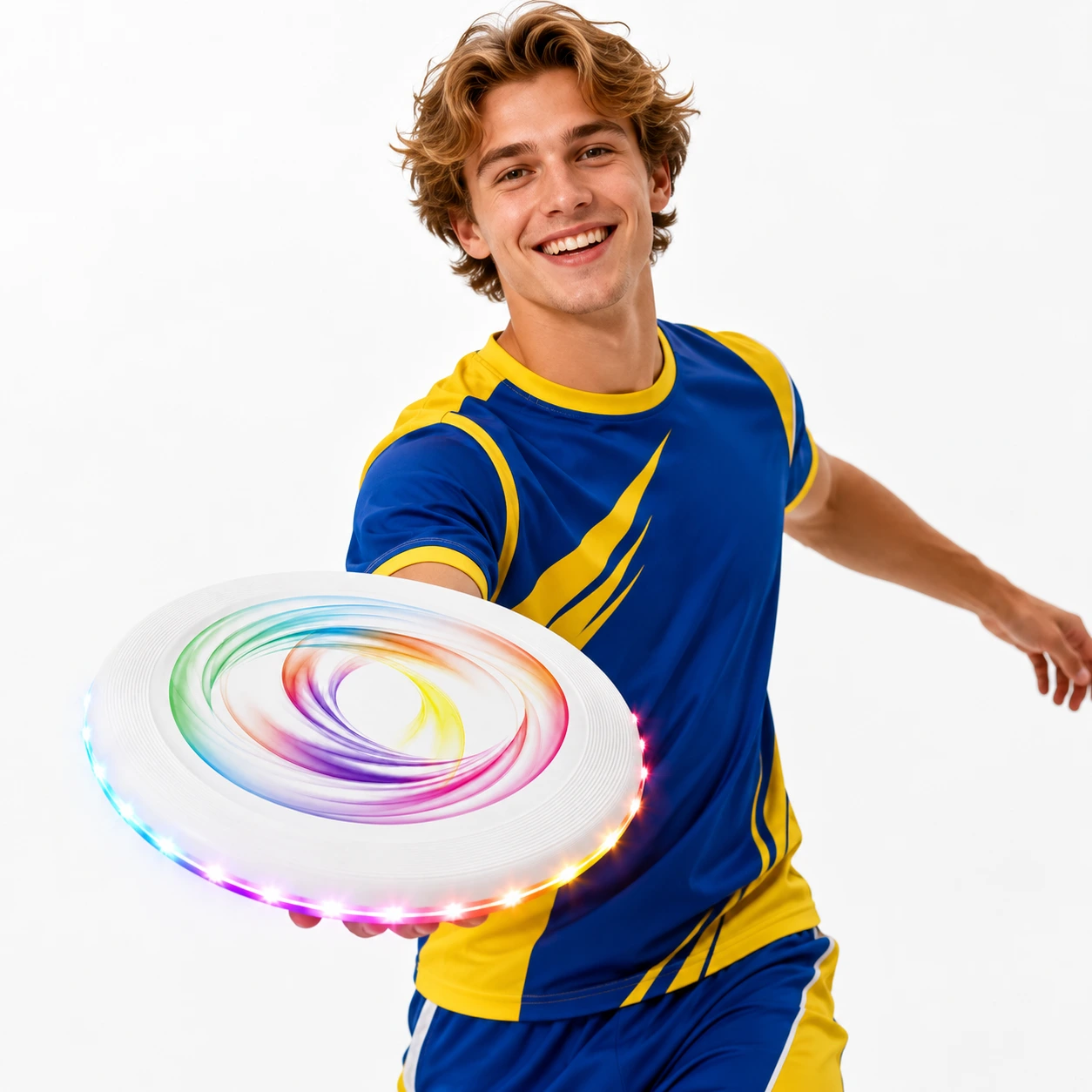 Flygande Disc med LED-ljus USB-laddning