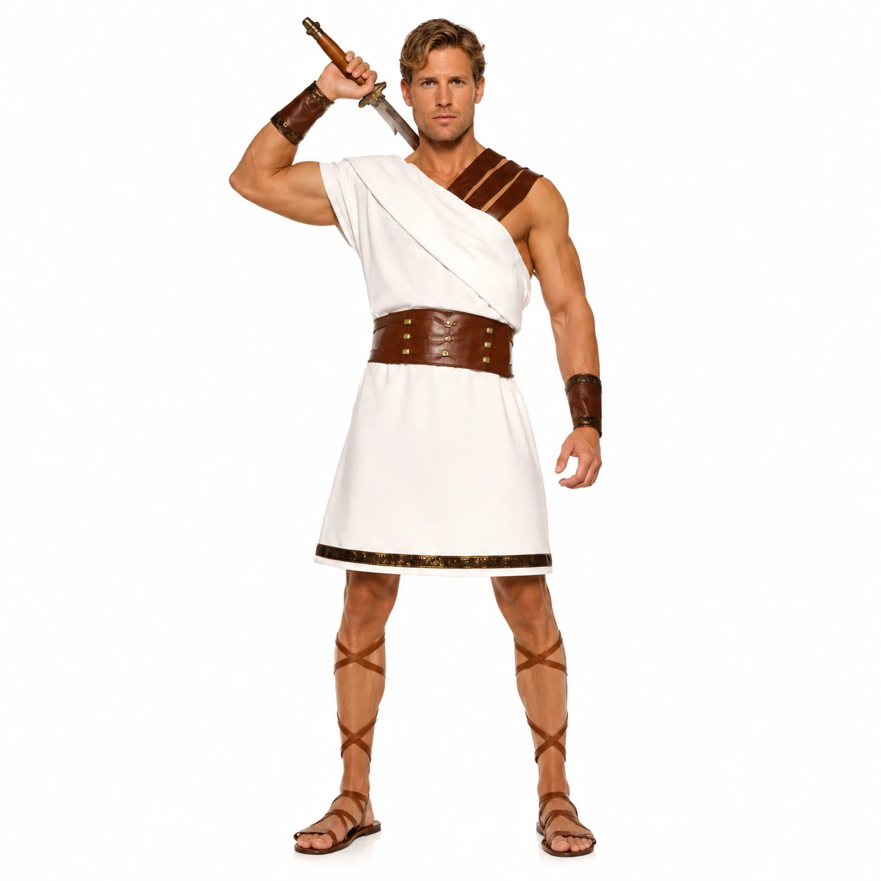 Gladiatordräkt för maskerad och cosplay