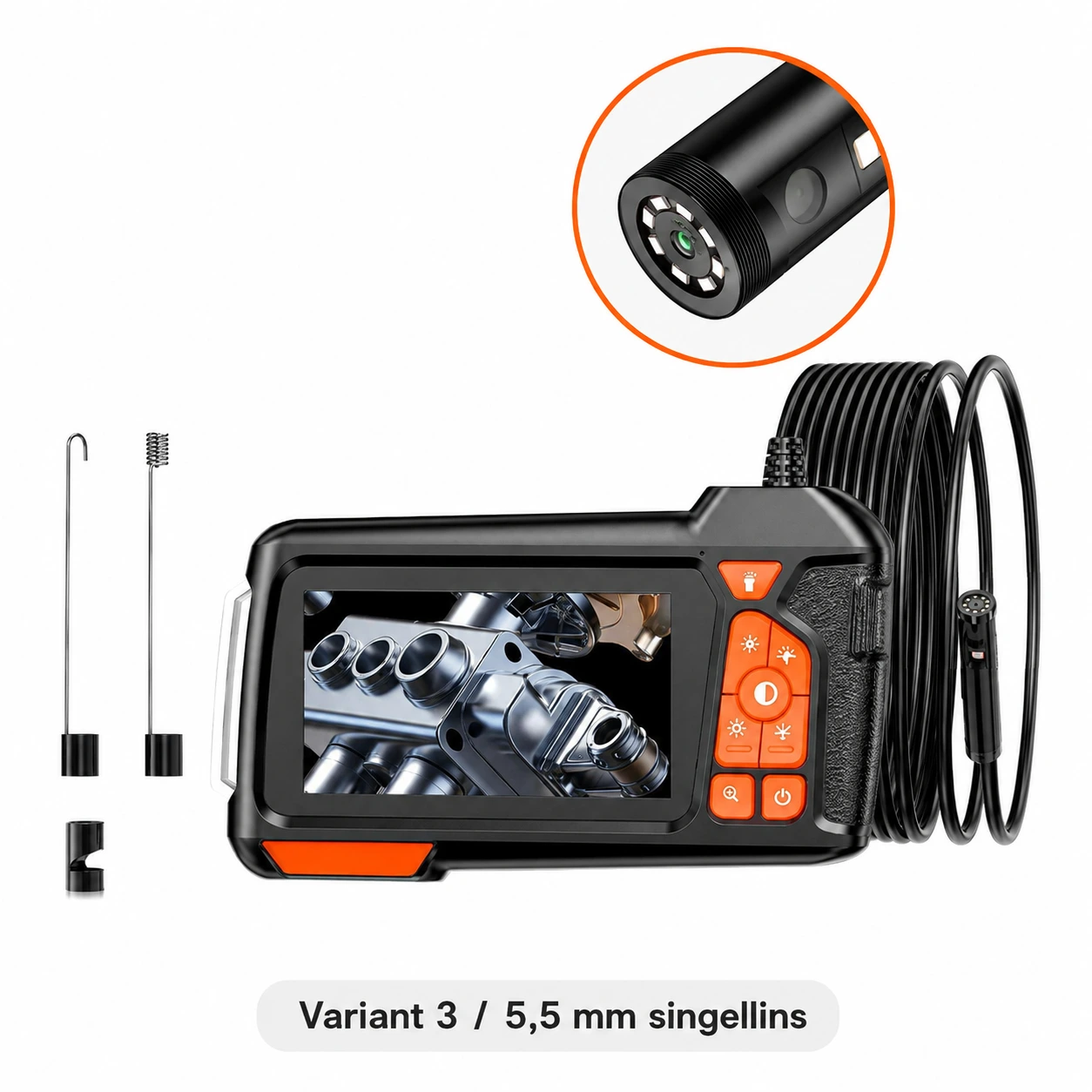 5,5 mm enkel lins