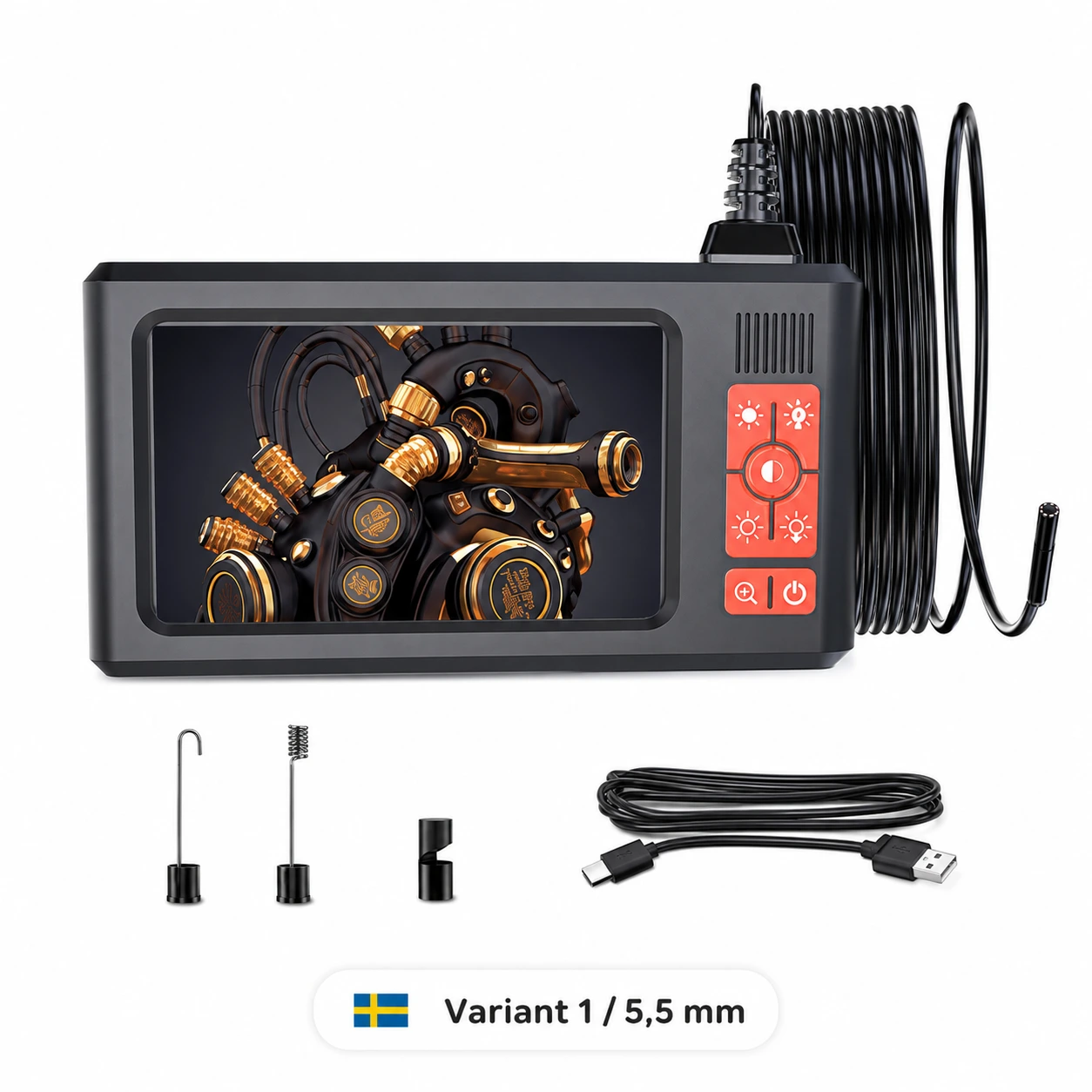 5,5 mm enkel lins