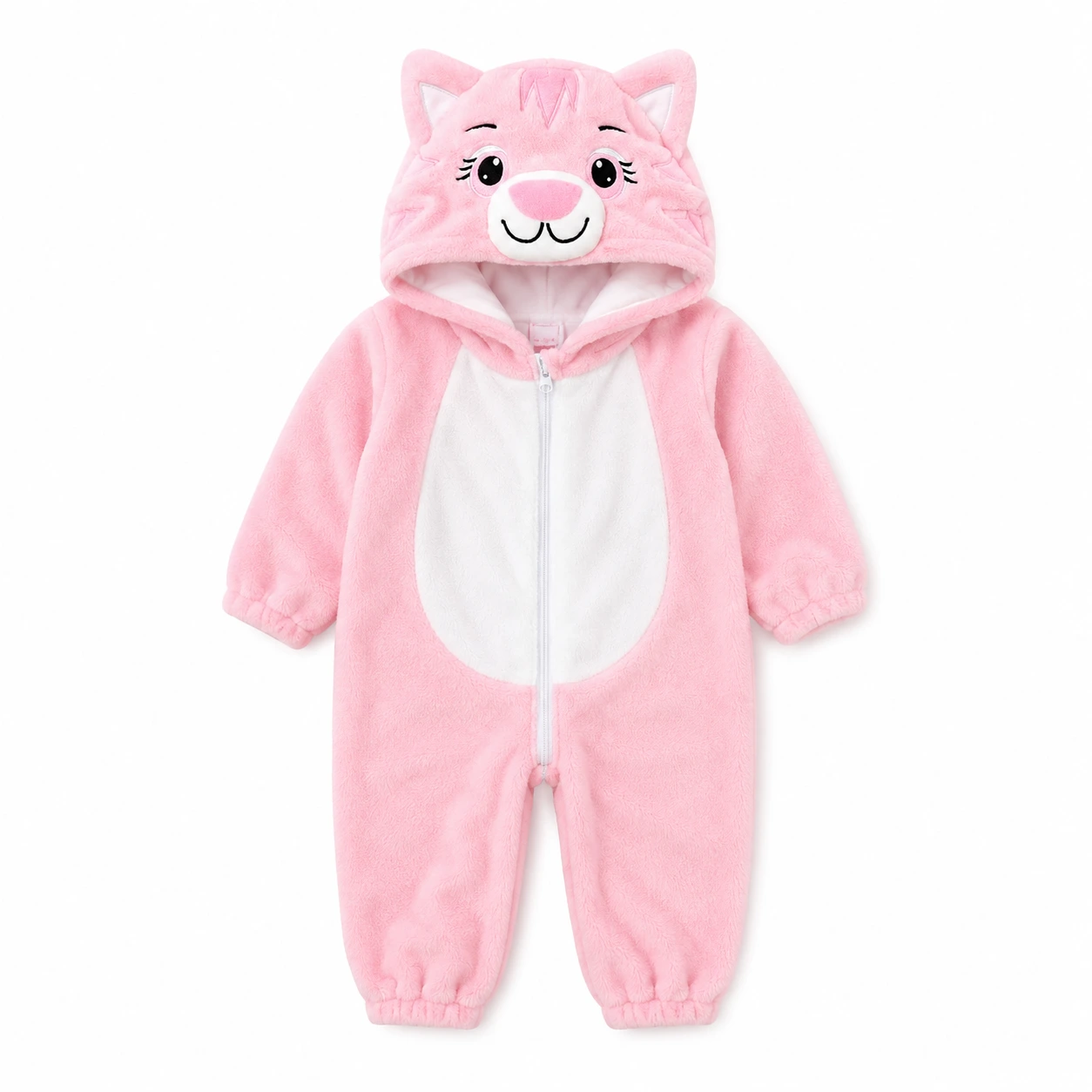 Rosa Panter Maskeraddräkt för Barn – Mjuk Onesie med Huva