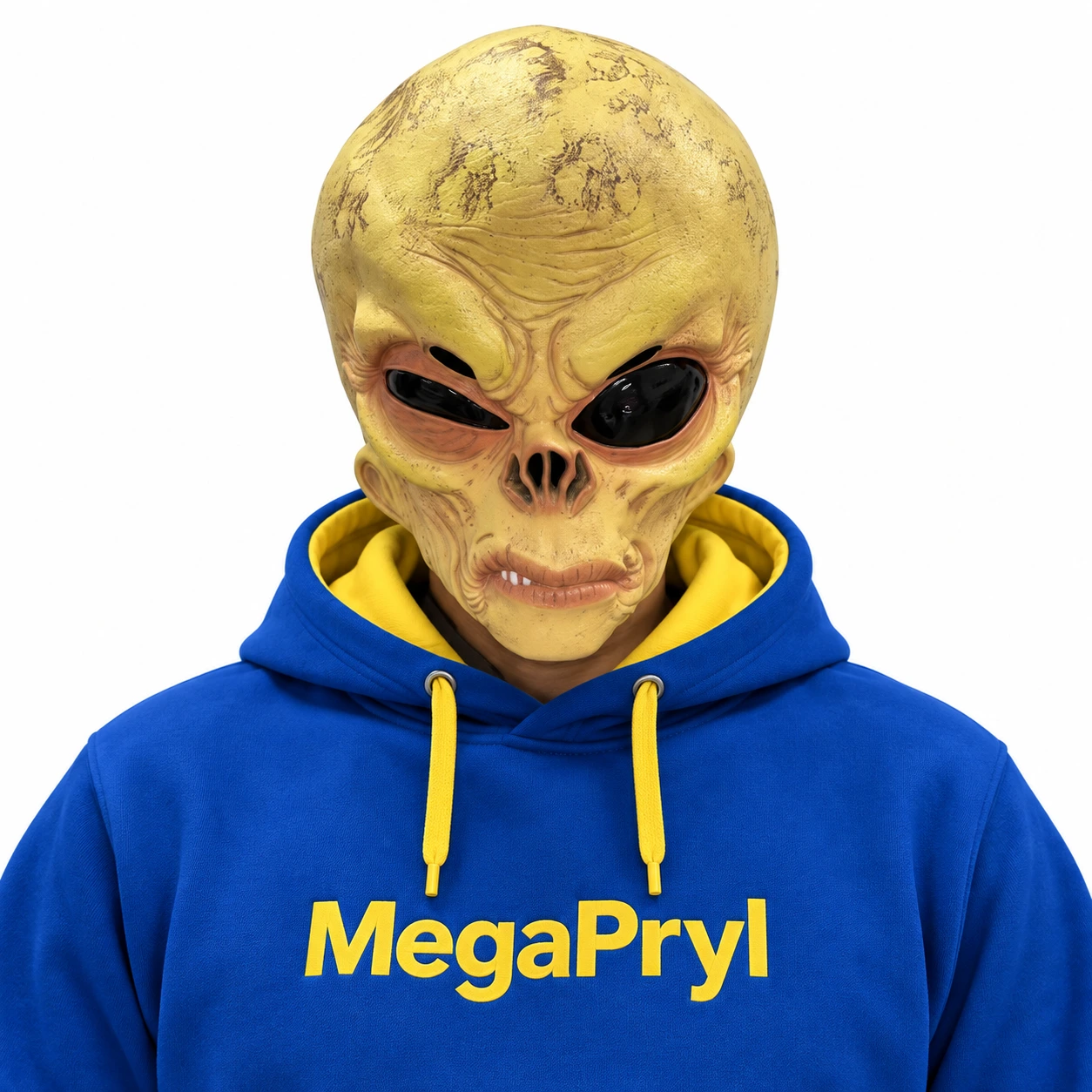 Alienmask i Latex – Mask för Halloween, Cosplay och Maskerad