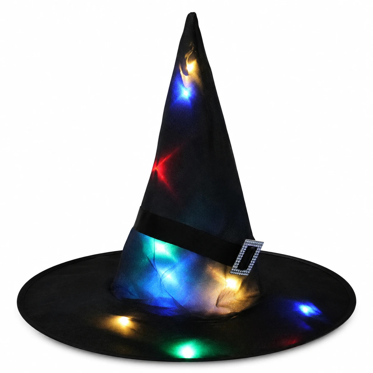 LED-häxhatt för Halloween och maskerad